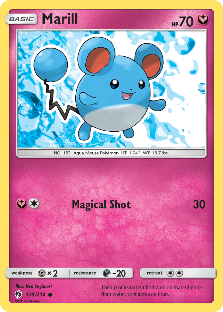 Marill (135/214) [Sun & Moon: Lost Thunder] | Amazing Games TCG