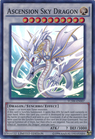 Ascension Sky Dragon [YCSW-EN007] Super Rare | Amazing Games TCG