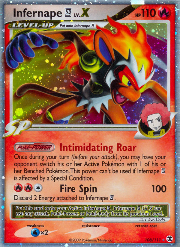 Infernape LV.X (108/111) [Platinum: Rising Rivals] | Amazing Games TCG