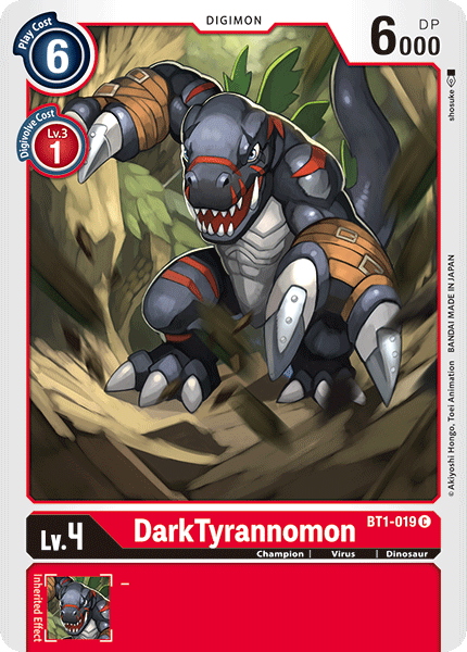 DarkTyrannomon [BT1-019] [Release Special Booster Ver.1.0] | Amazing Games TCG