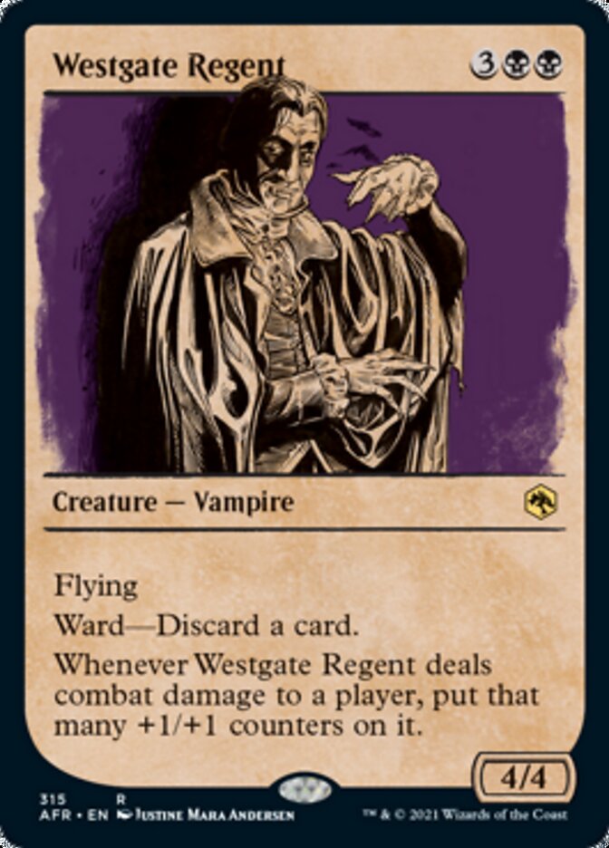 Westgate Regent (Showcase) [Dungeons & Dragons: Adventures in the Forgotten Realms] | Amazing Games TCG