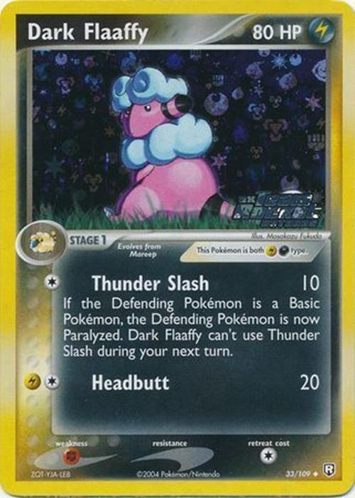 Dark Flaaffy (33/109) (Stamped) [EX: Team Rocket Returns] | Amazing Games TCG