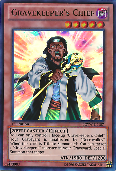 Gravekeeper's Chief [LCYW-EN187] Ultra Rare | Amazing Games TCG