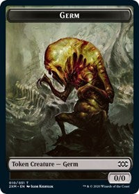 Germ // Wolf Double-sided Token [Double Masters Tokens] | Amazing Games TCG
