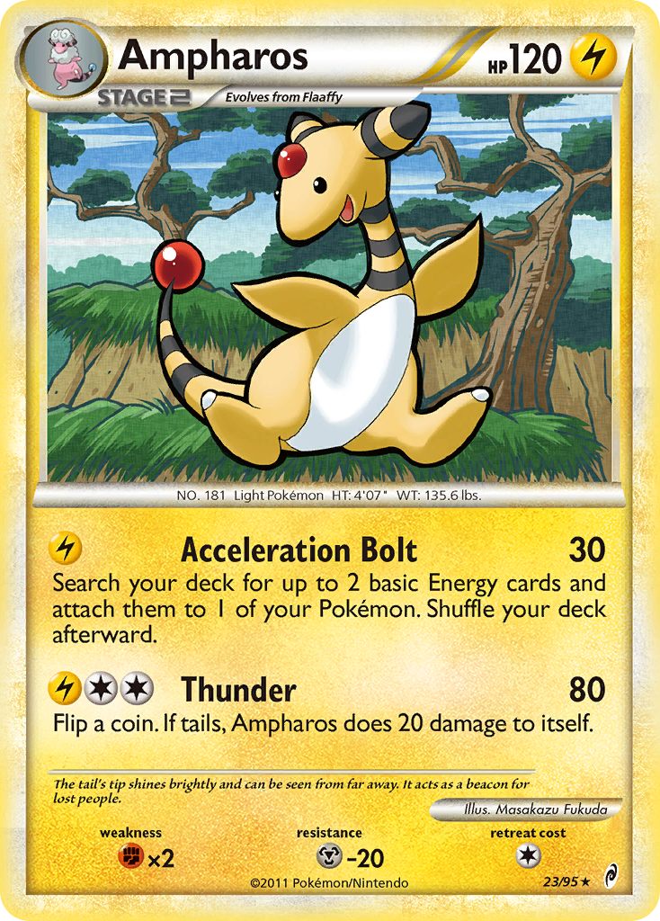 Ampharos (23/95) [HeartGold & SoulSilver: Call of Legends] | Amazing Games TCG