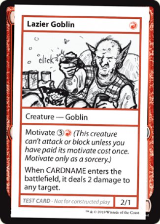 Lazier Goblin (2021 Edition) [Mystery Booster Playtest Cards] | Amazing Games TCG