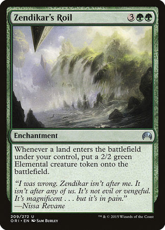 Zendikar's Roil [Magic Origins] | Amazing Games TCG