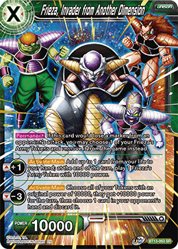 Frieza, Invader from Another Dimension (Super Rare) [BT13-063] | Amazing Games TCG