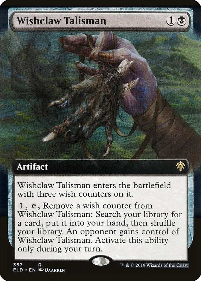 Wishclaw Talisman (Extended Art) [Throne of Eldraine] | Amazing Games TCG