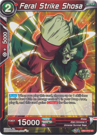 Feral Strike Shosa (DB2-016) [Divine Multiverse] | Amazing Games TCG