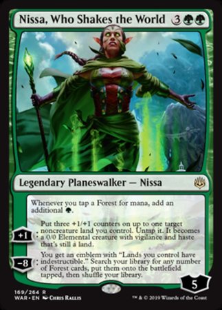 Nissa, Who Shakes the World [War of the Spark] | Amazing Games TCG