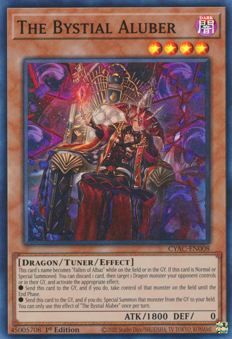 The Bystial Aluber [CYAC-EN008] Super Rare | Amazing Games TCG