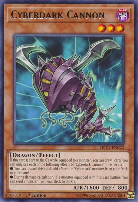 Cyberdark Cannon [LEDU-EN022] Rare | Amazing Games TCG