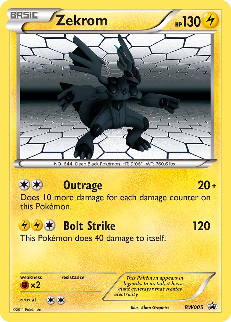 Zekrom (BW005) [Black & White: Black Star Promos] | Amazing Games TCG