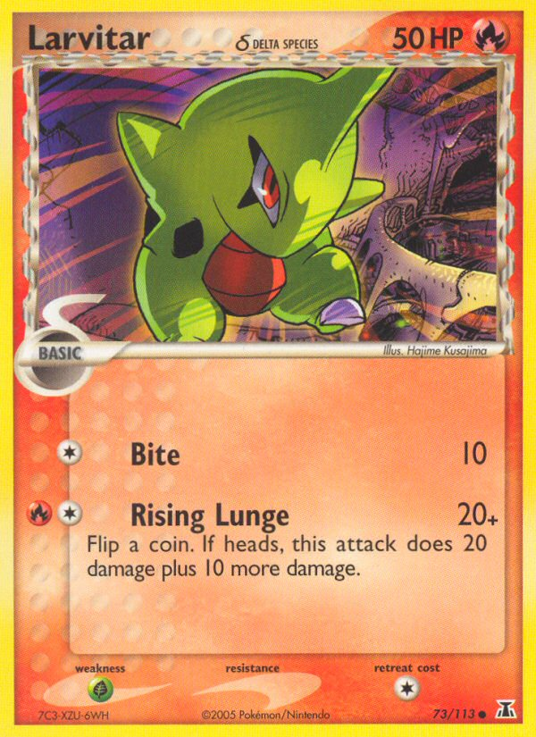 Larvitar (73/113) (Delta Species) [EX: Delta Species] | Amazing Games TCG