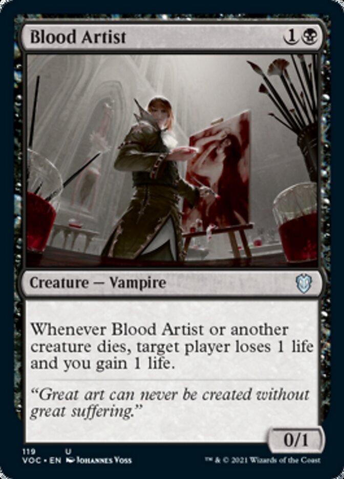 Blood Artist [Innistrad: Crimson Vow Commander] | Amazing Games TCG