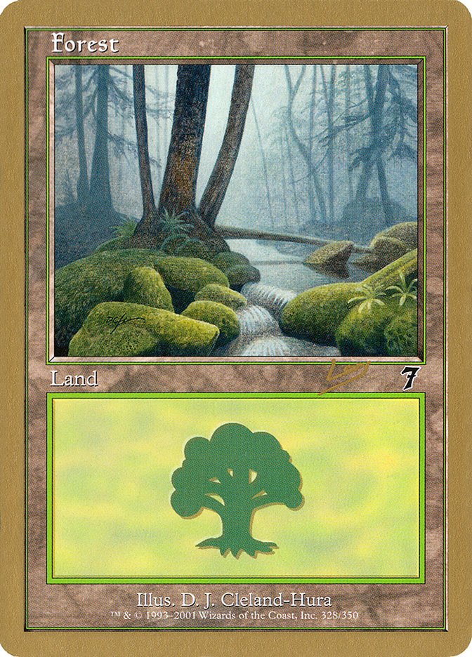 Forest (rl328) (Raphael Levy) [World Championship Decks 2002] | Amazing Games TCG