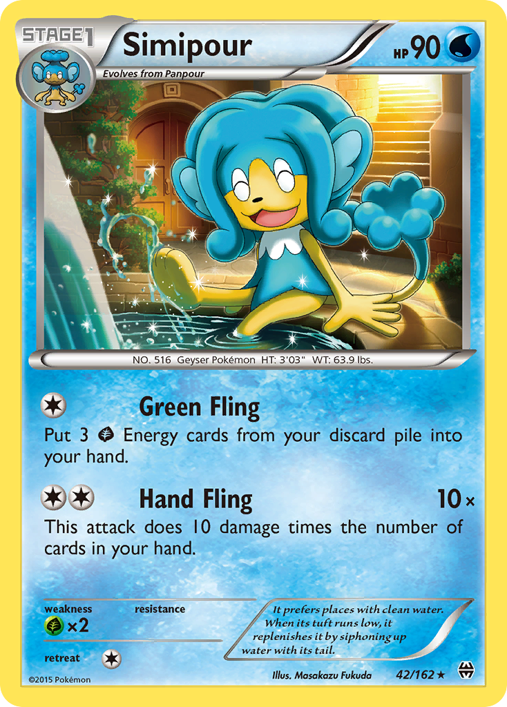 Simipour (42/162) [XY: BREAKthrough] | Amazing Games TCG