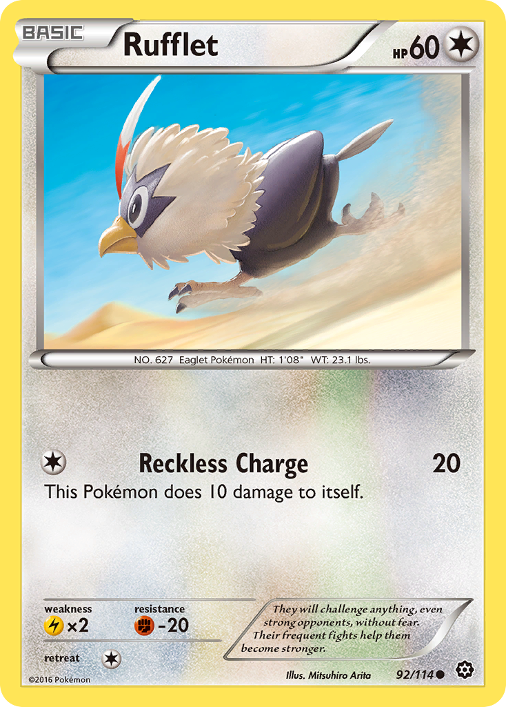 Rufflet (92/114) [XY: Steam Siege] | Amazing Games TCG