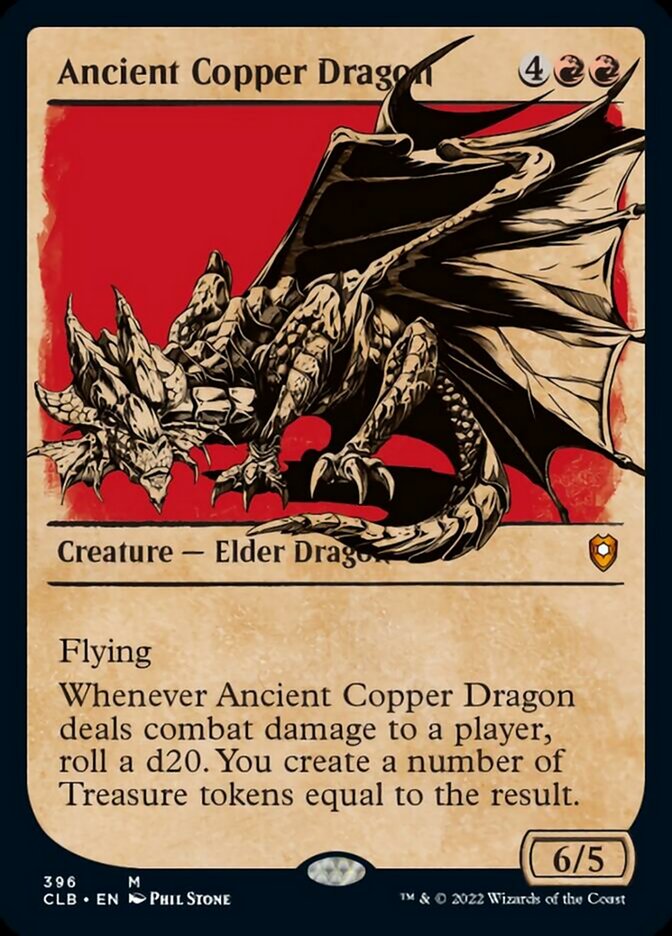 Ancient Copper Dragon (Showcase) [Commander Legends: Battle for Baldur's Gate] | Amazing Games TCG
