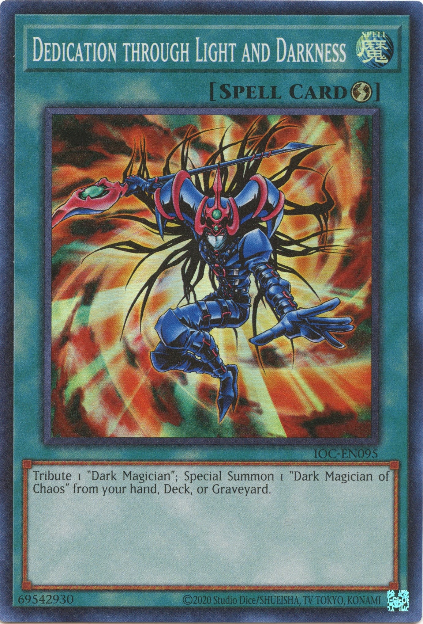 Dedication Through Light and Darkness (25th Anniversary) [IOC-EN095] Super Rare | Amazing Games TCG