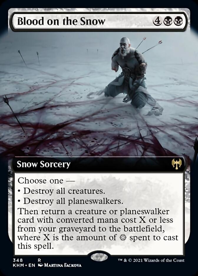 Blood on the Snow (Extended Art) [Kaldheim] | Amazing Games TCG