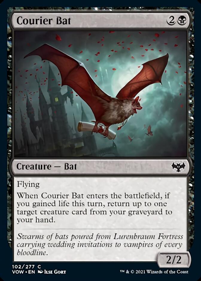 Courier Bat [Innistrad: Crimson Vow] | Amazing Games TCG