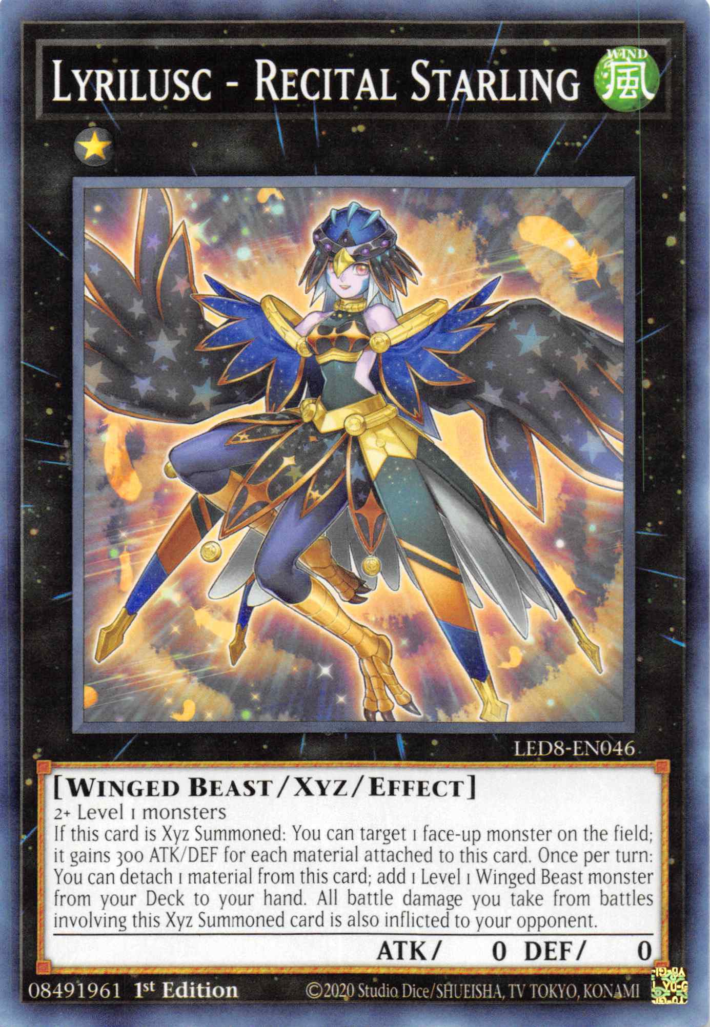 Lyrilusc - Recital Starling [LED8-EN046] Common | Amazing Games TCG