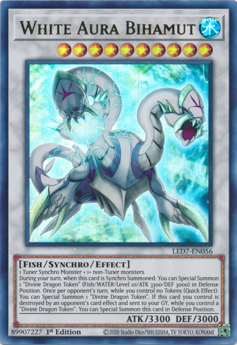 White Aura Bihamut [LED7-EN056] Ultra Rare | Amazing Games TCG