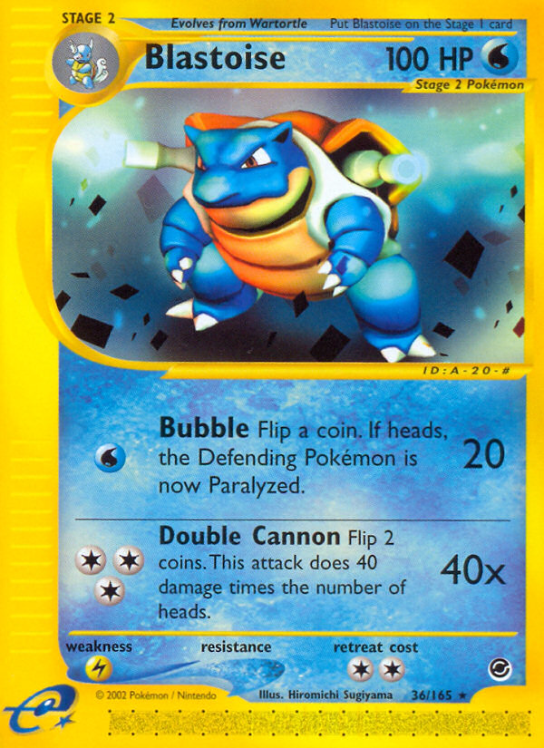 Blastoise (36/165) [Expedition: Base Set] | Amazing Games TCG