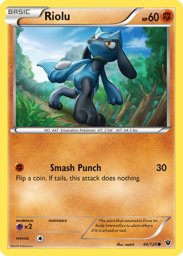 Riolu (46/124) [XY: Fates Collide] | Amazing Games TCG