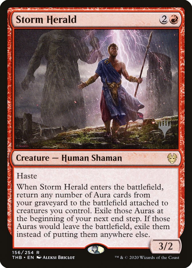 Storm Herald (Promo Pack) [Theros Beyond Death Promos] | Amazing Games TCG