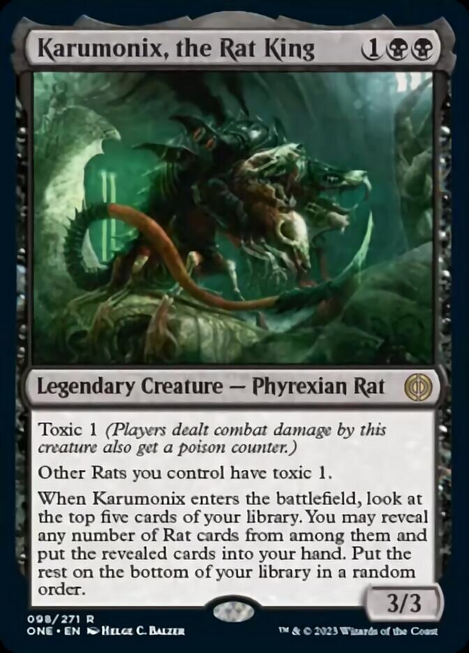 Karumonix, the Rat King [Phyrexia: All Will Be One] | Amazing Games TCG