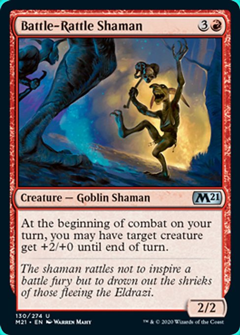 Battle-Rattle Shaman [Core Set 2021] | Amazing Games TCG