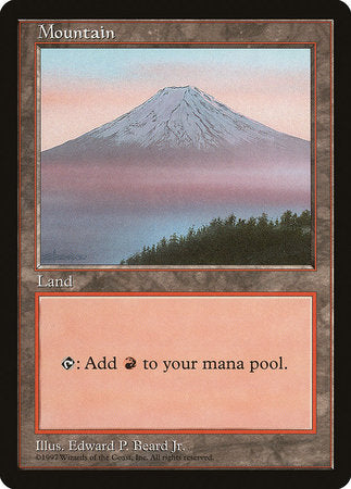 Mountain - Clear Pack (Beard, Jr.) [Asia Pacific Land Program] | Amazing Games TCG