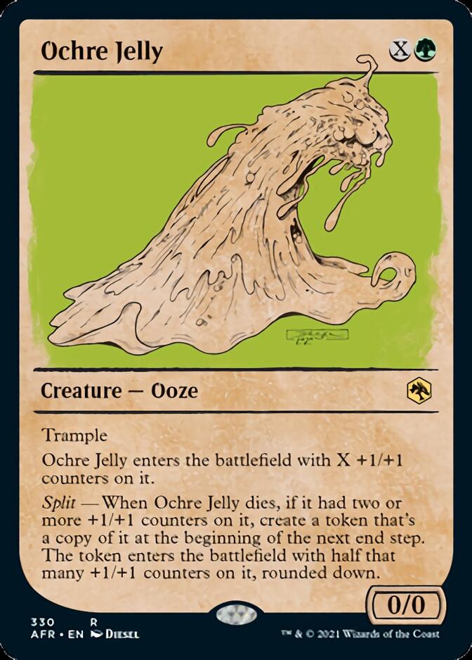 Ochre Jelly (Showcase) [Dungeons & Dragons: Adventures in the Forgotten Realms] | Amazing Games TCG