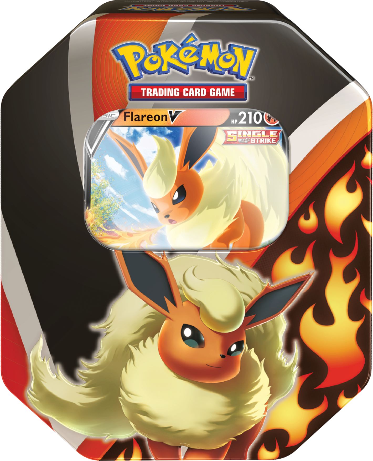 Sword & Shield: Evolving Skies - Eevee Evolutions Tin (Flareon V) | Amazing Games TCG