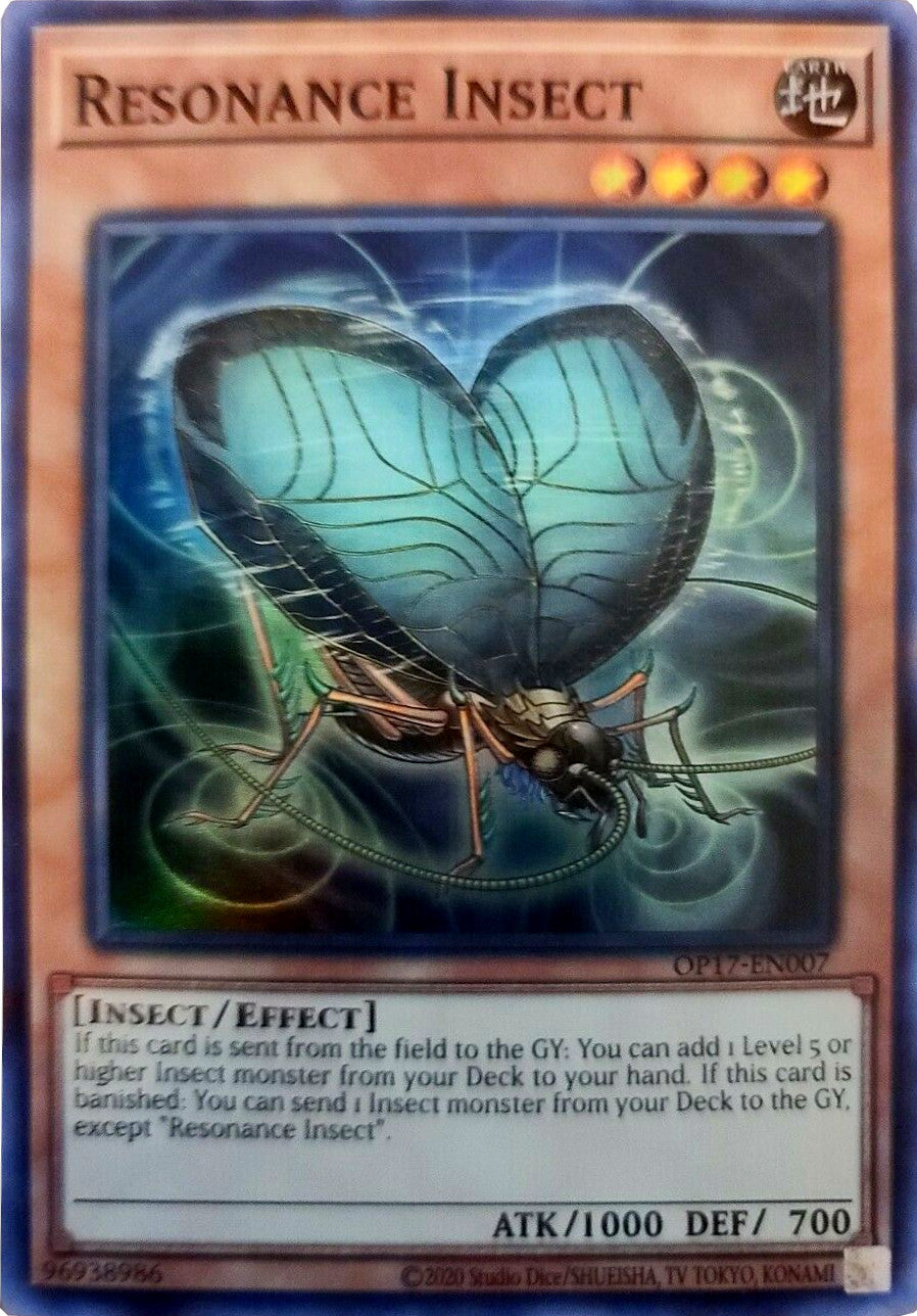 Resonance Insect [OP17-EN007] Super Rare | Amazing Games TCG