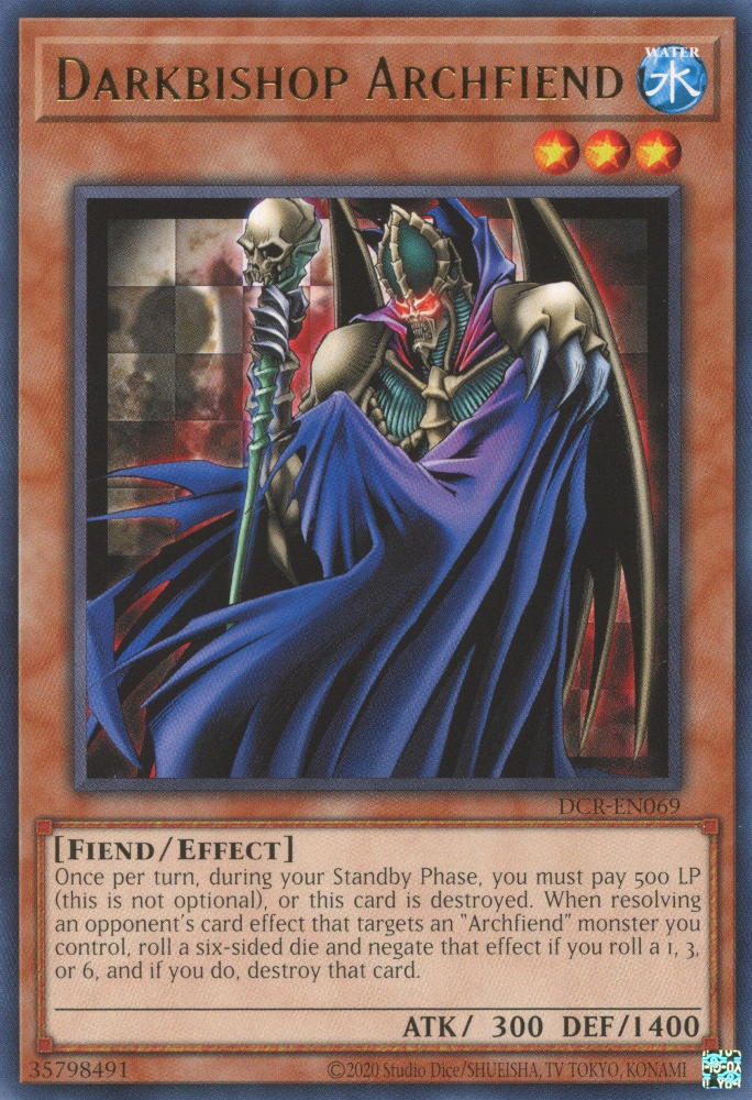 Darkbishop Archfiend [DCR-EN069] Rare | Amazing Games TCG