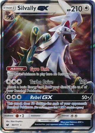 Silvally GX (90/111) (Jumbo Card) [Sun & Moon: Crimson Invasion] | Amazing Games TCG