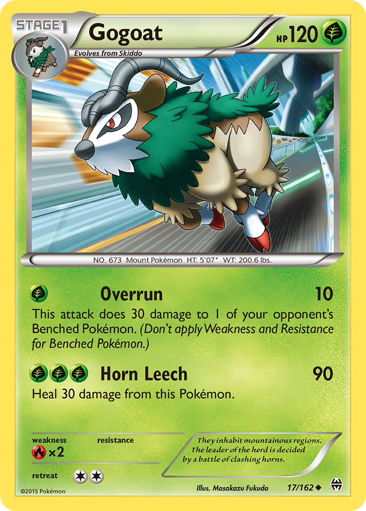 Gogoat (17/162) [XY: BREAKthrough] | Amazing Games TCG