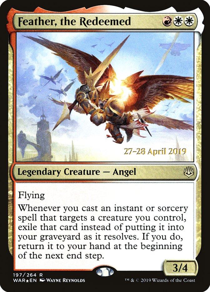 Feather, the Redeemed  [War of the Spark Prerelease Promos] | Amazing Games TCG