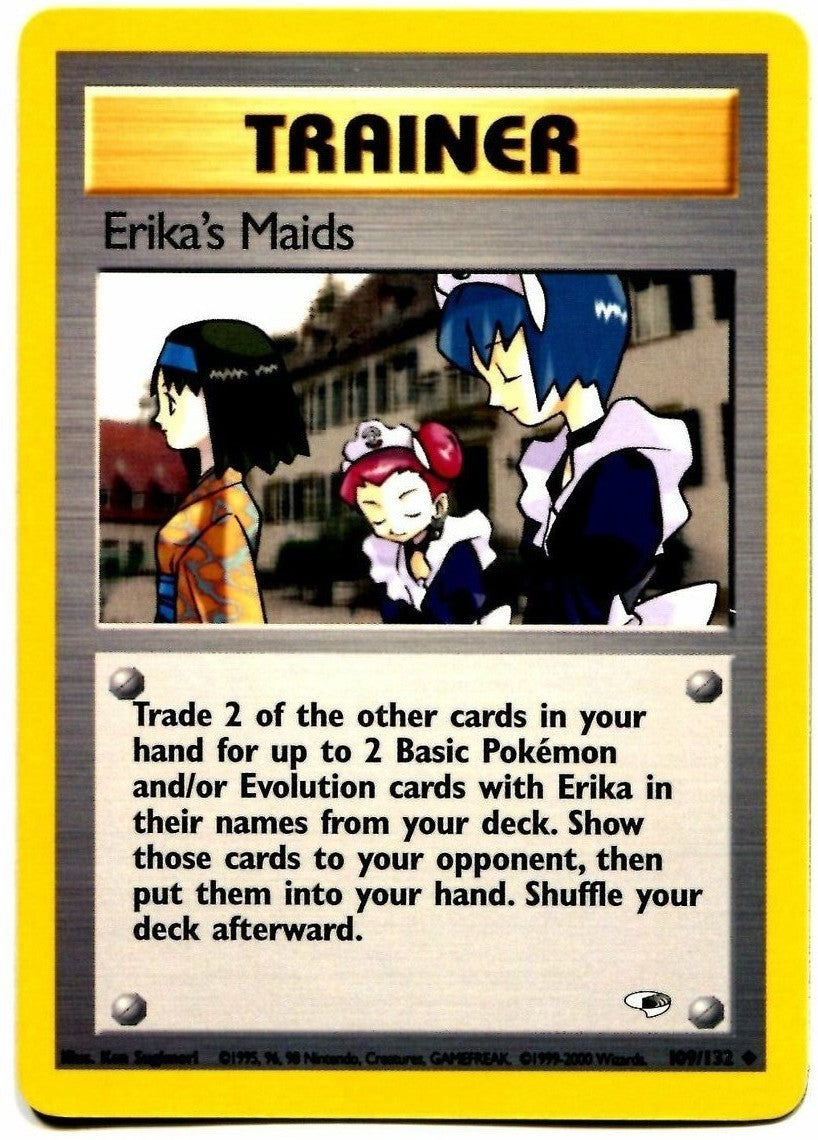 Erika's Maids (109/132) [Gym Heroes Unlimited] | Amazing Games TCG