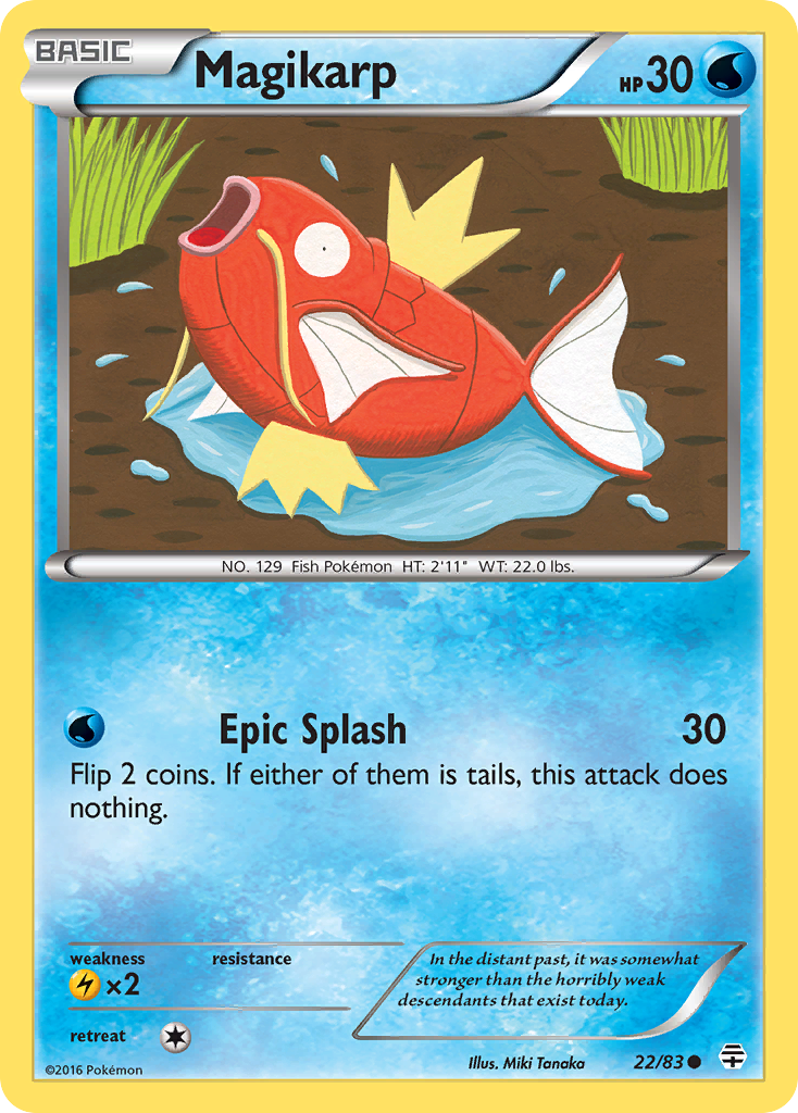 Magikarp (22/83) [XY: Generations] | Amazing Games TCG