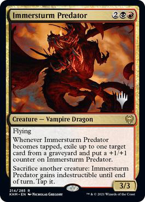 Immersturm Predator [Kaldheim Promo Pack] | Amazing Games TCG