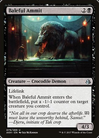 Baleful Ammit [Amonkhet] | Amazing Games TCG