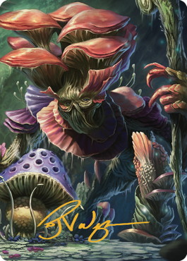 Myconid Spore Tender Art Card (Gold-Stamped Signature) [Commander Legends: Battle for Baldur's Gate Art Series] | Amazing Games TCG