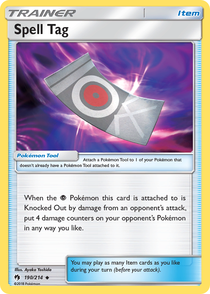 Spell Tag (190/214) [Sun & Moon: Lost Thunder] | Amazing Games TCG