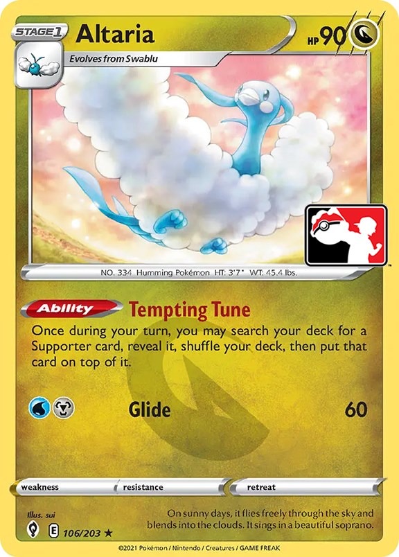 Altaria (106/203) [Prize Pack Series One] | Amazing Games TCG