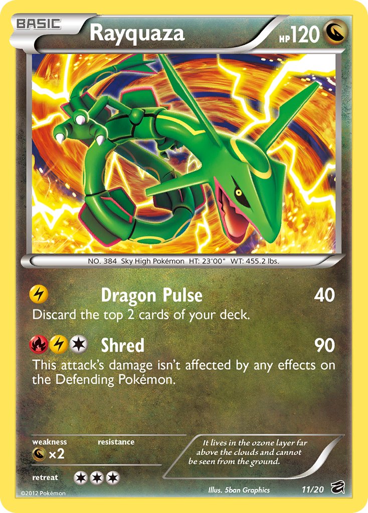 Rayquaza (11/20) (Blister Exclusive) [Black & White: Dragon Vault] | Amazing Games TCG